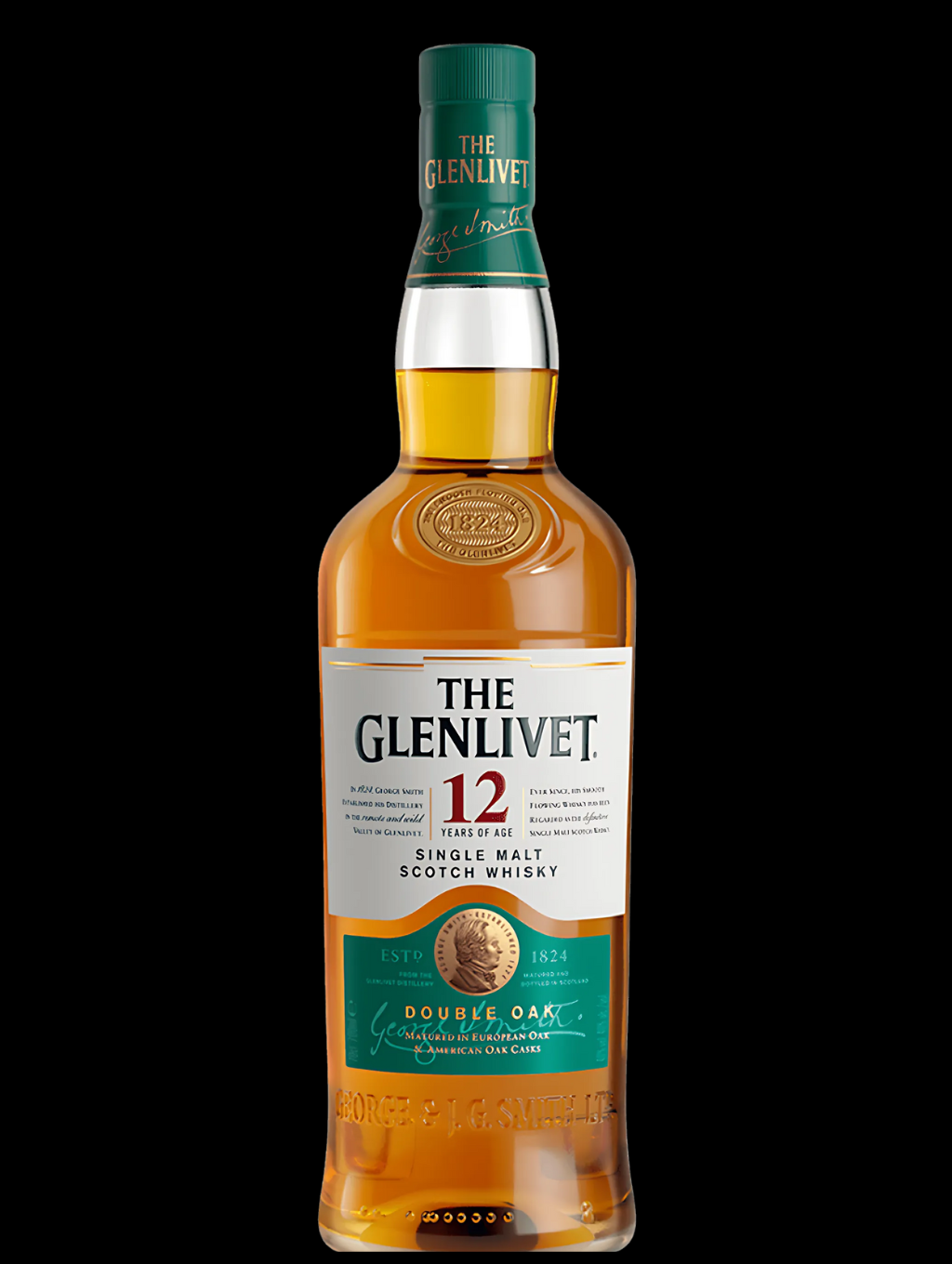 THE GLENLIVET 12 YO RUM CASK SELECTION SINGLE MALT SCOTCH WHISKY 