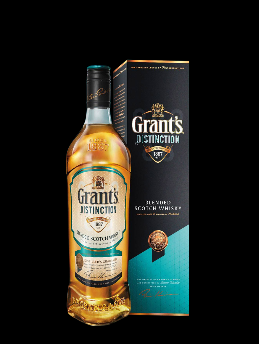 GRANTS DISTINCTION BLENDED SCOTCH WHISKY 