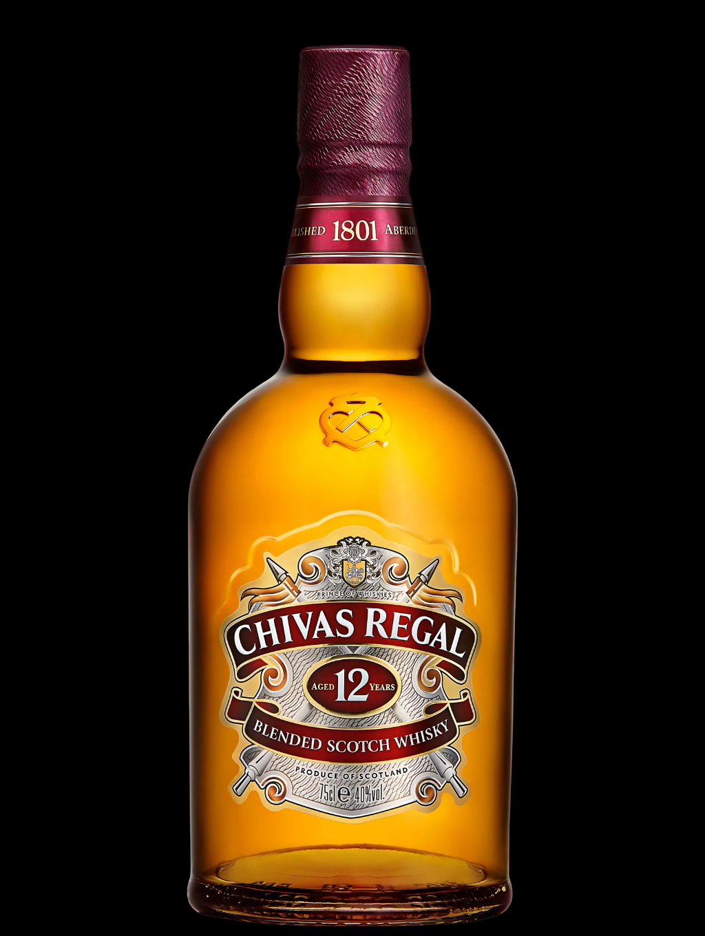 CHIVAS REGAL AGED 12 YRS OLD BLENDED SCOTCH WHISKY 