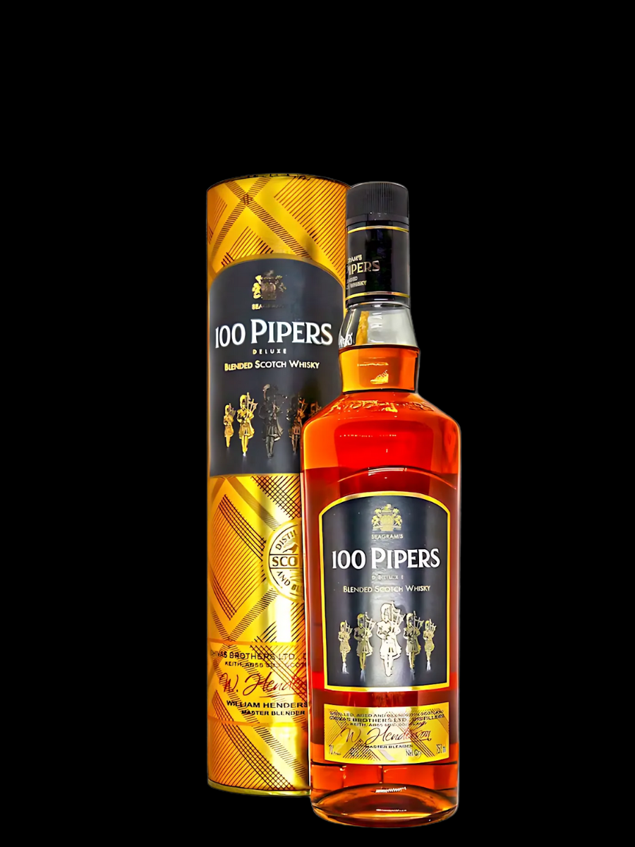 SEAGRAM'S 100 PIPERS EXQUISITE BLENDED SCOTCH WHISKY