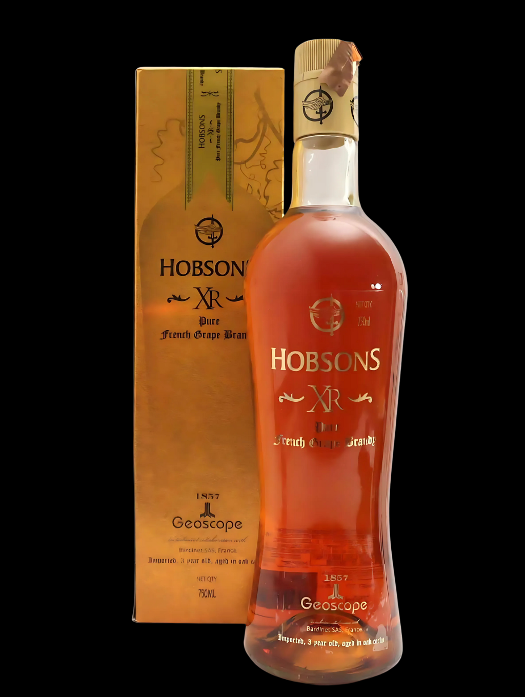 HOBSONS XR PURE FRENCH GRAPE BRANDY 750 ml